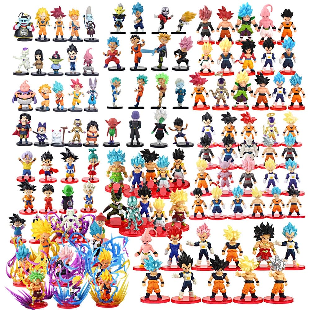 【 Spot Goods 】 Anime Bola De Dragão Z Son Goku Kakarotto Troncos Vegeta Majin Buu Gold Frieza Piccolo Gohan Torankusu Super Saiyan Figuras De Ação Em PVC Bonecos Modelo Brinquedos