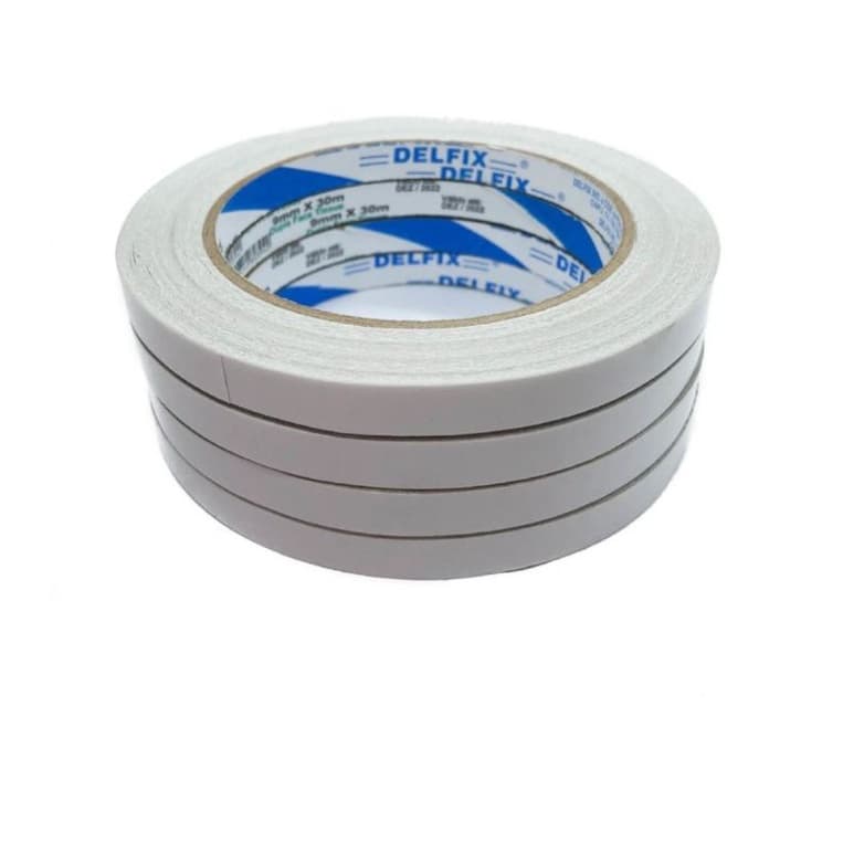 Fita Adesiva Dupla face Delfix para Artesanato - 30 Metros