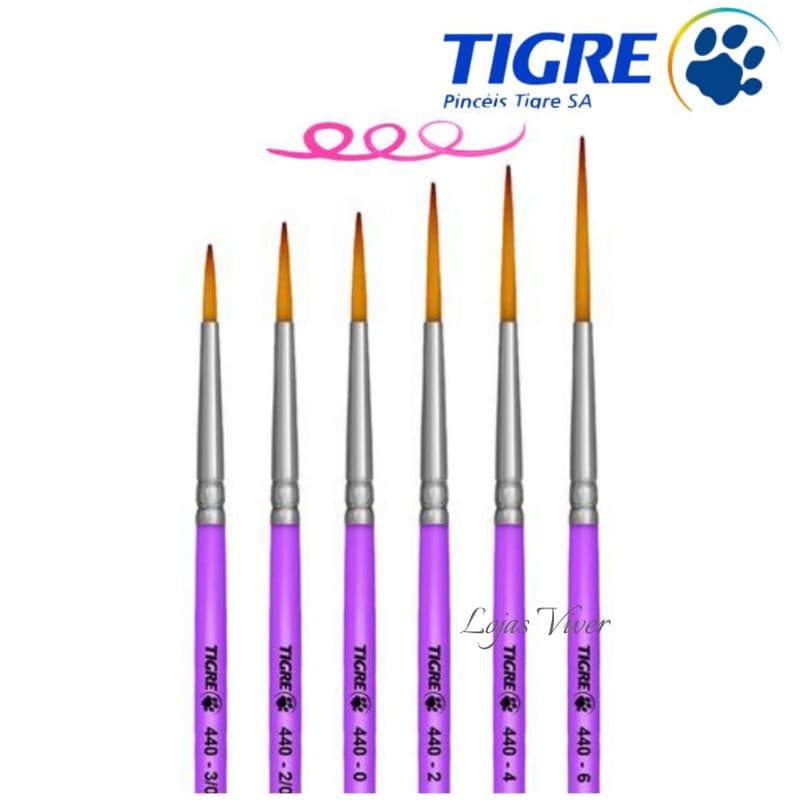 Pincel 440 Liner Para Acabamentos Delicados - Tigre