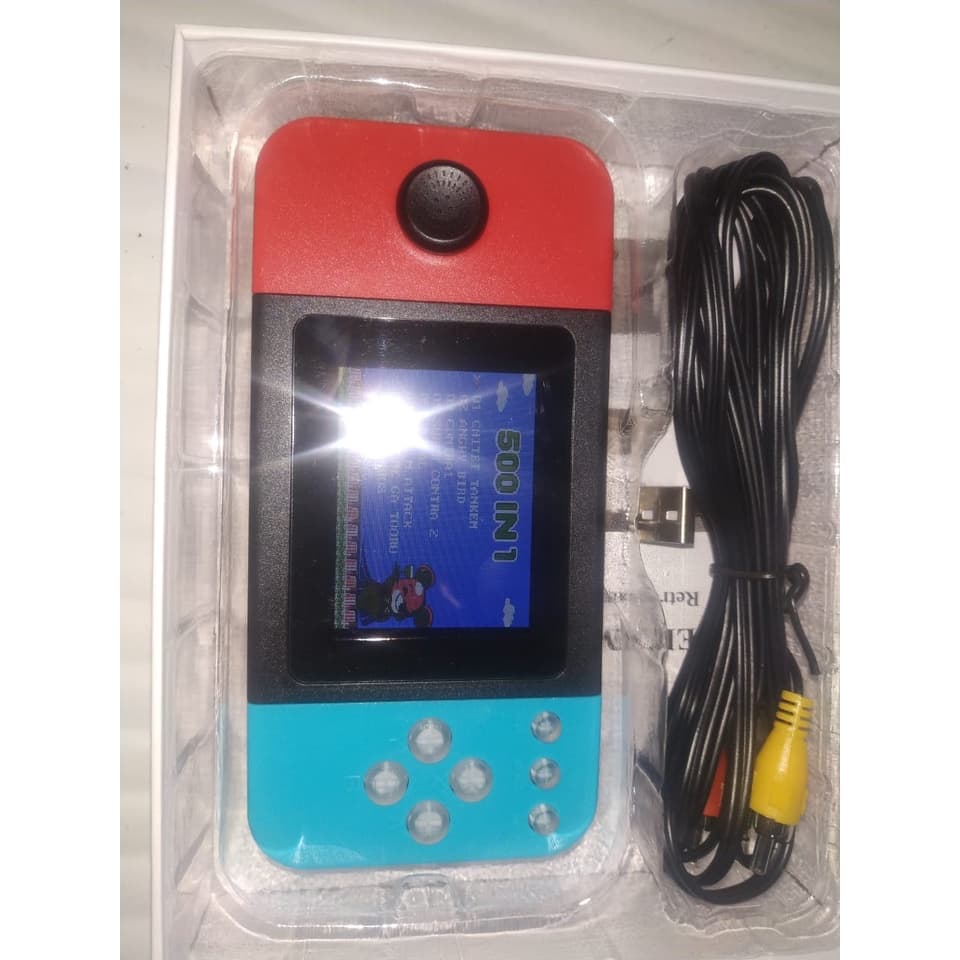 video game portatil d20 500in 1