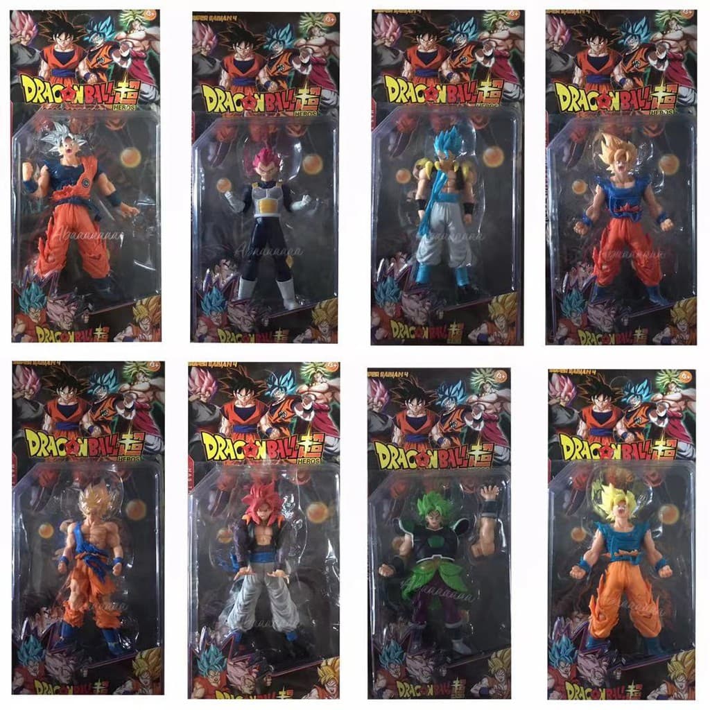 Bonecos Dragon Ball Z 20cm Goku Vegeta Vegetto  Broly Pronta Entrega