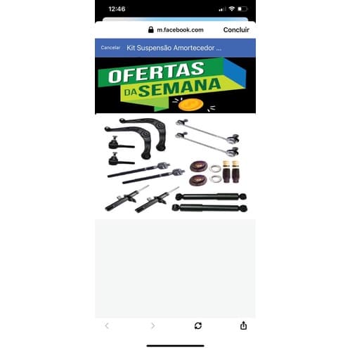 4 amortecedores + kits + bandejas + axial + terminal