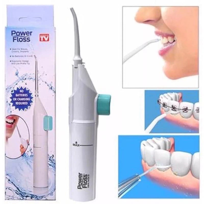 Power Floss Limpador Dental A Jato Limpeza Bucal Eficiente
