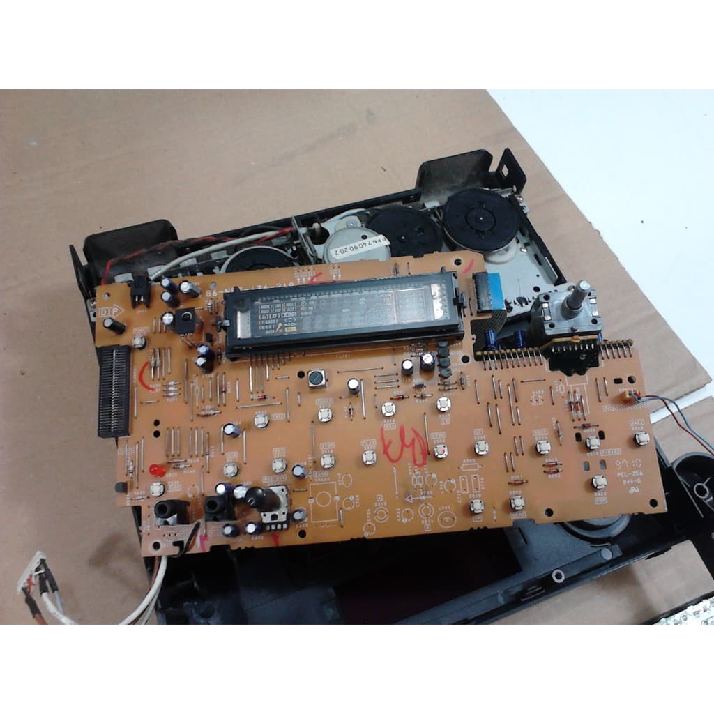 Placa Do Painel Frontal Som Aiwa Nsx-v599