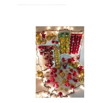 83 Un- Bolas Pisca Pisca Laços Pendentes Arvore Natal Fbr