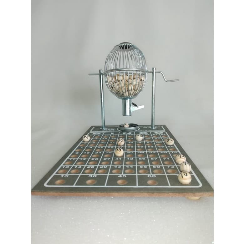 Jogo BINGO Globo N°1 Cromado + 200 cartelas