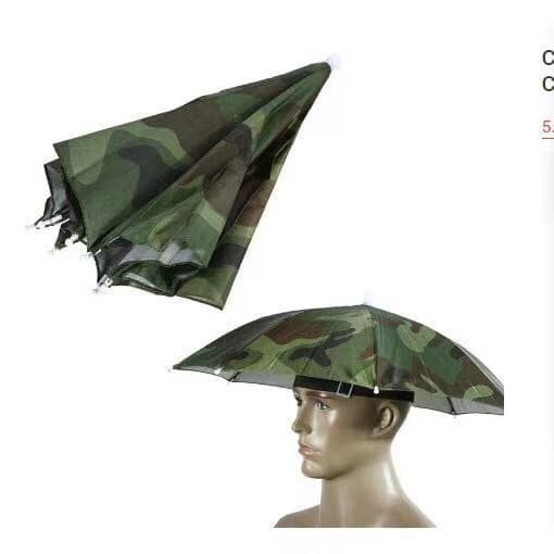 Chapéu De Guarda Chuva Para Pescaria