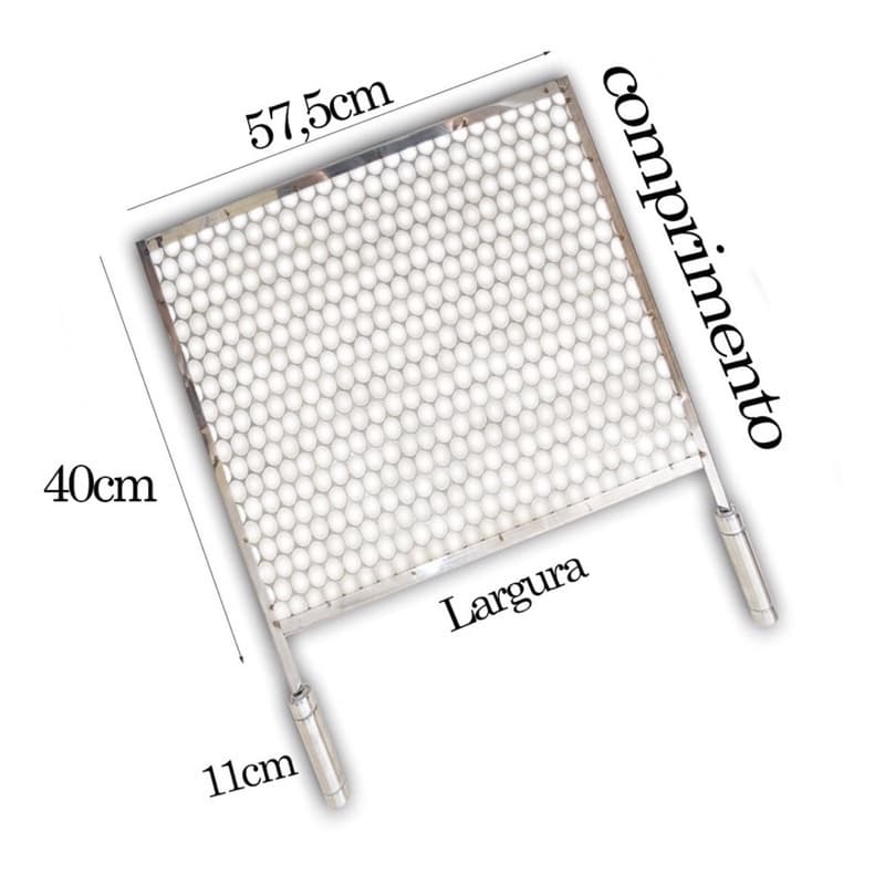 GRELHA SOB MEDIDAS‼️SEM EMENDA ‼️de assar carne churrasco inoxidável cabo alumínio are de lazer pescaria