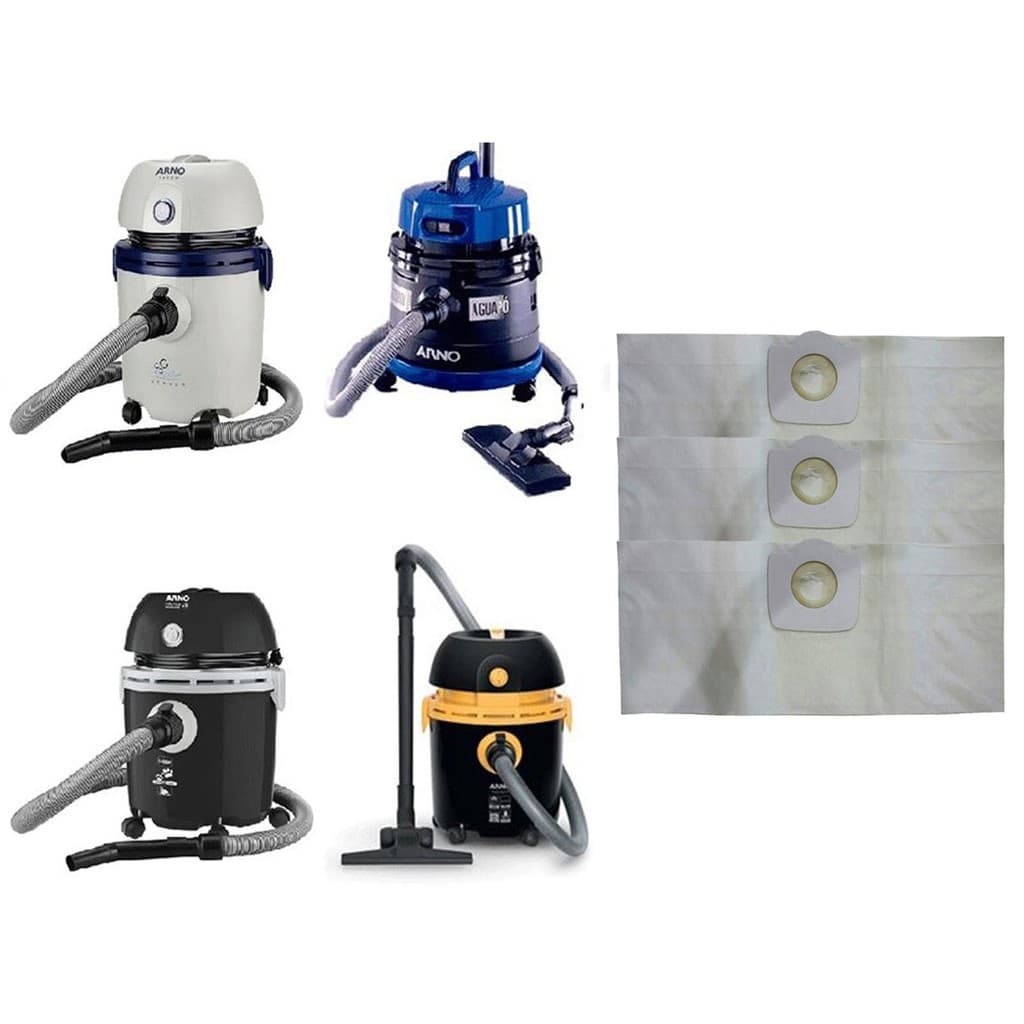 Saco Desc Aspirador De Pó Arno Ar12 / H2PO Água E Pó Com 3 Unidades