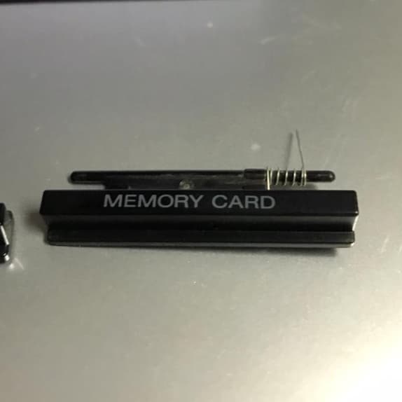 tampa plastica slot Memory card playstation 2 ps2