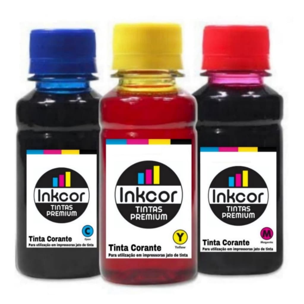 Tinta Recarga de Cartuchos Colorido Compatível com Impressora HP Cartucho 667 664 122 901 60 21 662