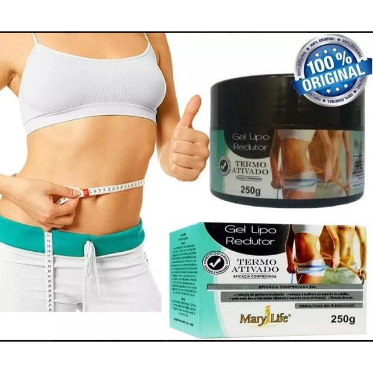 Gel Lipo Redutor 250g Mary Life C/ 1 Unidades