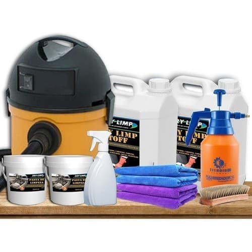 Mega Kit Lavagem A Seco De Estofados Sofá + Aspirador