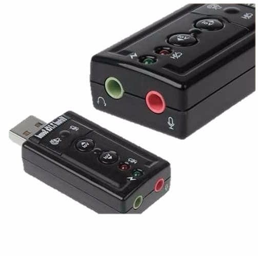 Placa Som Usb Externa 3d Adaptador Audio P2 Pc Notebook T11