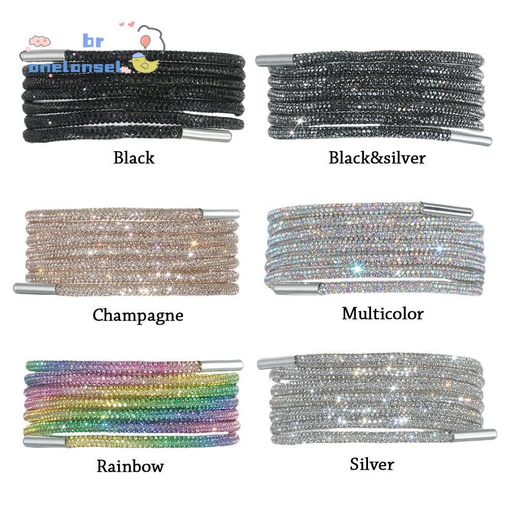 LS 1PC Cadarços De Rhinestone Acessórios De Bricolagem Cordas Brilhantes De Trança Cruzada