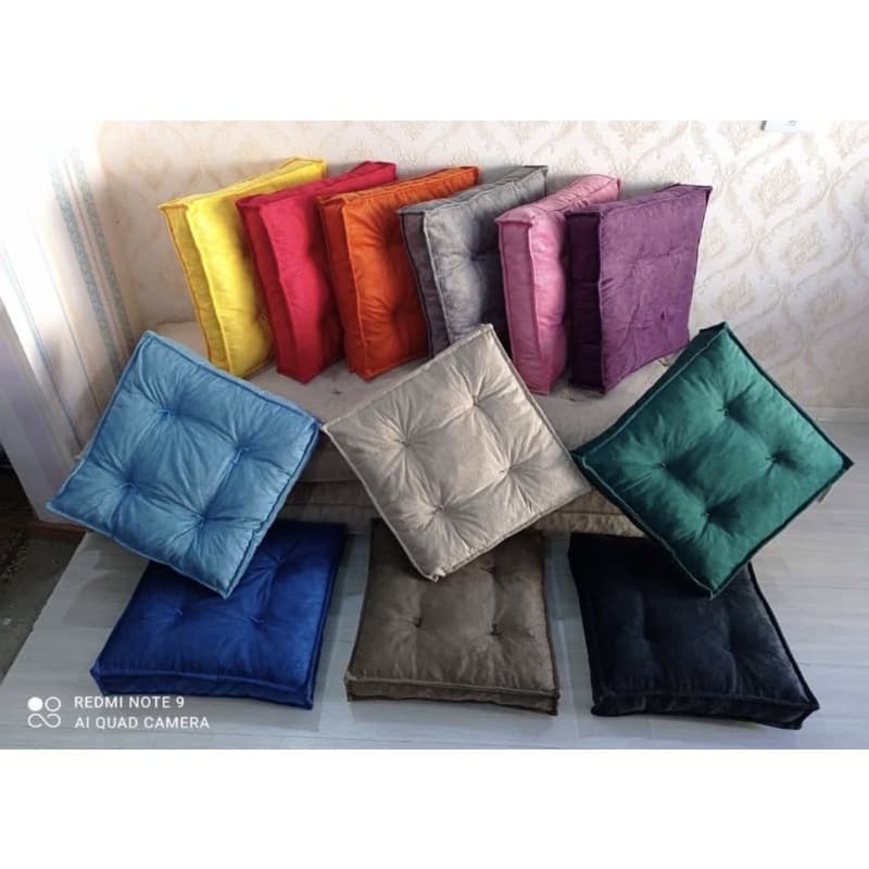 Almofada futon 45x45 tecido Suede