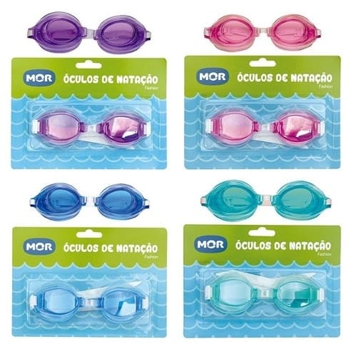 Óculos de Natação Adulto Antiembaçante Regulável - MOR