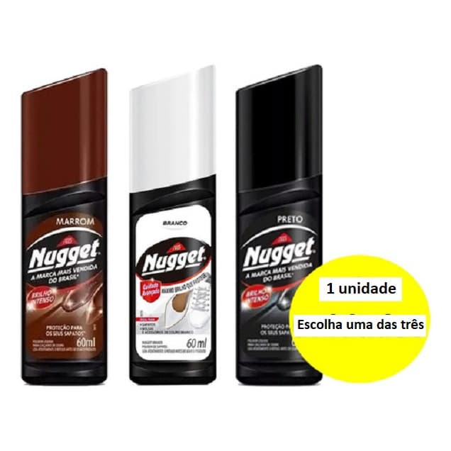 Nugget Líquido 60ml polidor Sapatos Bolsas