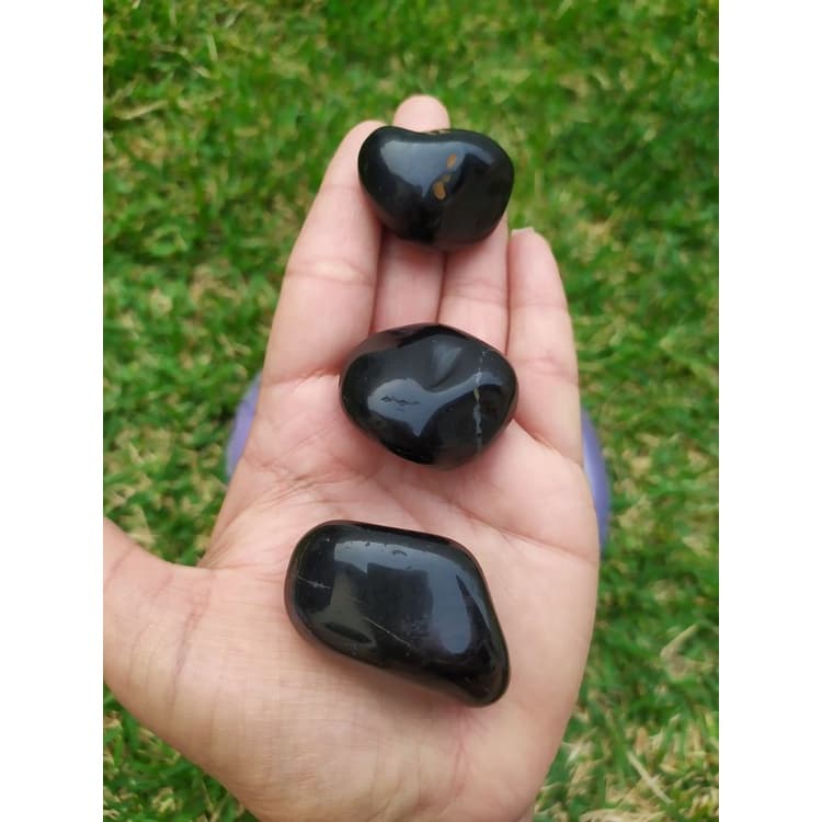 Pedra Rolada Ônix ⚫ Poder e Proteção | Cristal Natural | Energia, Força Interior & Espiritualidade