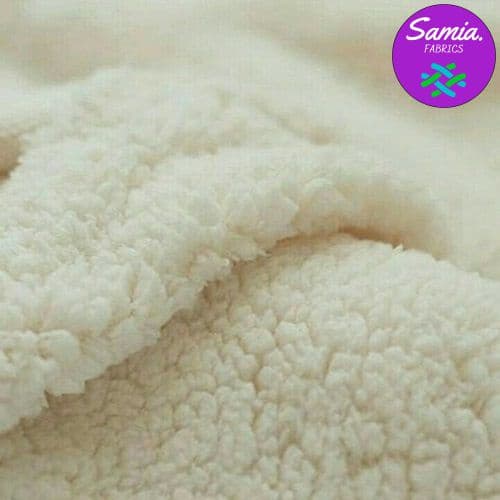 1 Metro Tecido Carapinha Pelúcia/Lã de ovelha 1,0 x 1,40 mt