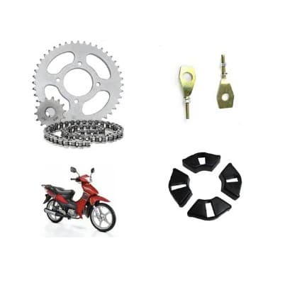 Kit Relação Esticador De Corrente E Coxim Traxx Moby 50