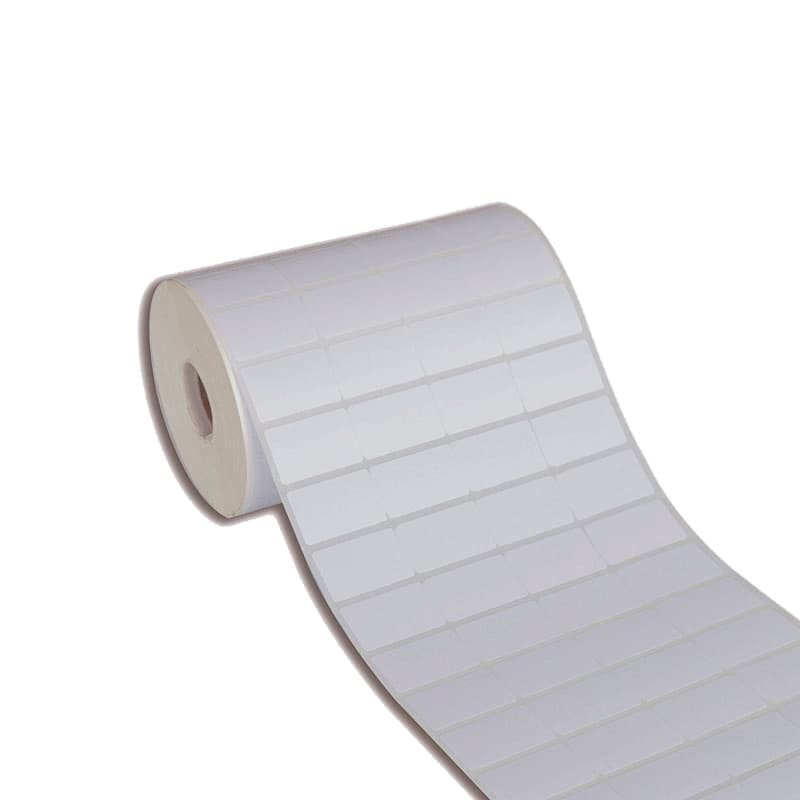 Etiqueta Térmica Direta Adesiva 25x15mm (4 Colunas) 30m - Impressão Sem Ribbon Impressora