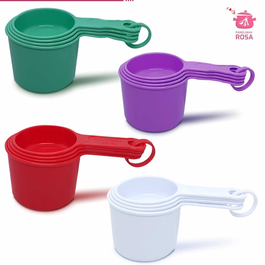 xícaras / colheres medidas para suas receitas