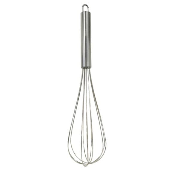Batedor de Ovos  Bate Claras Fouet Fue Aço Inox 8 polegado