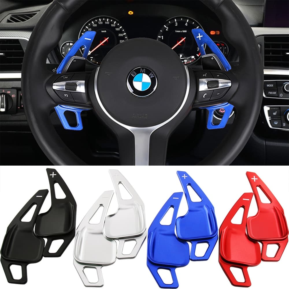 Pás De Mudança De Marcha Para BMW F30 X1 X2 X3 X4 X5 X6 X7 Série 1/2/3/4/5 I8 Z4 Roda De Direção Extender Adesivo DSG