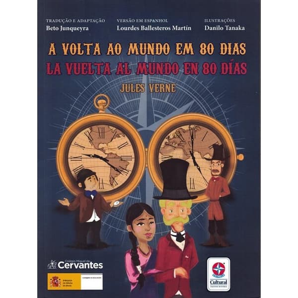 Livro - Volta Ao Mundo Em 80 Dias, A - La Vuelta Al Mundo En 80 Di