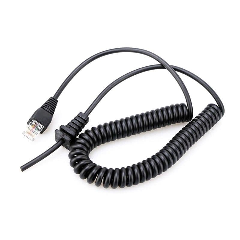 cabo espiral para microfone do radio vertex vx2200 vx3200 vx2100 mh67 mh67a8j