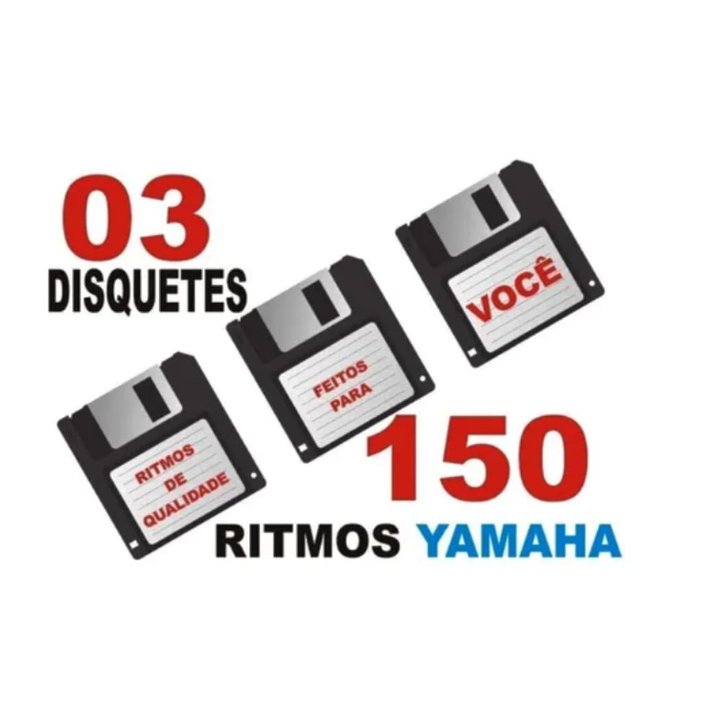 03 Disquetes Ritmos Variados Teclado Yamaha Psr 540 A 2100 Promoção