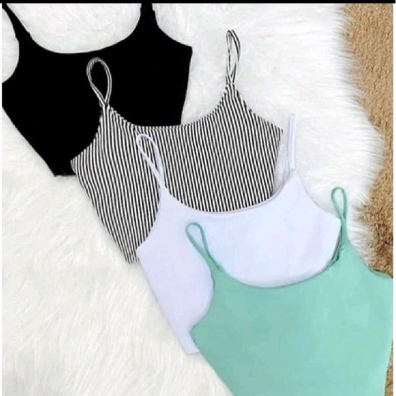 Cropped Suplex Com Alça Fina Confortável Pronta Entrega