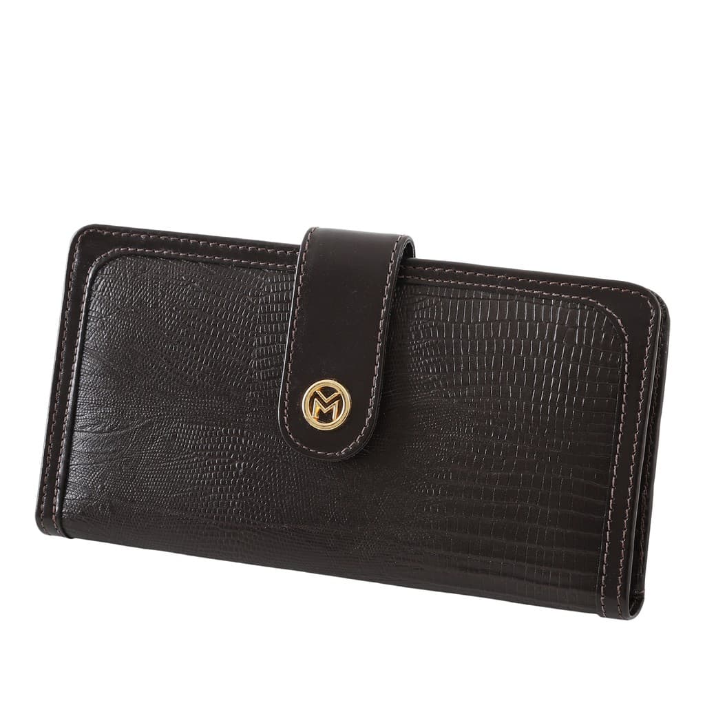 Carteira Feminina Couro Legítimo C/ Fechamento em Botão Cartões RG CNH Moedas Espelho Mariart 100