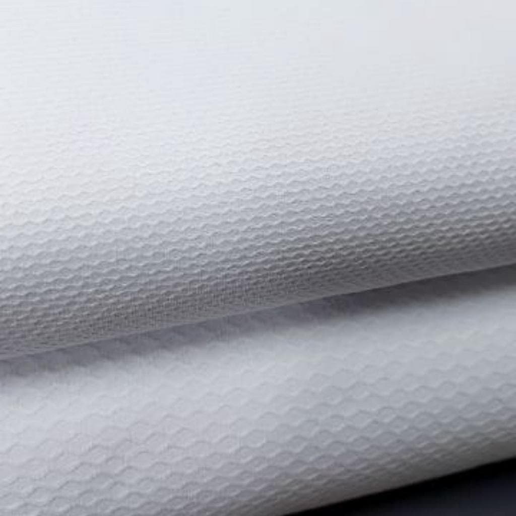 50cm Tecido Piquet Pequeno Favinho Branco - 100 % algodão Larg 1,40m