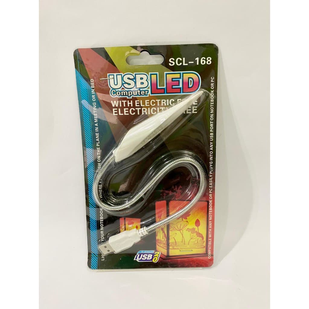 Mini Luminária Abajur Lanterna 8 Led Articulável De Leitura Portátil Computador Notebook