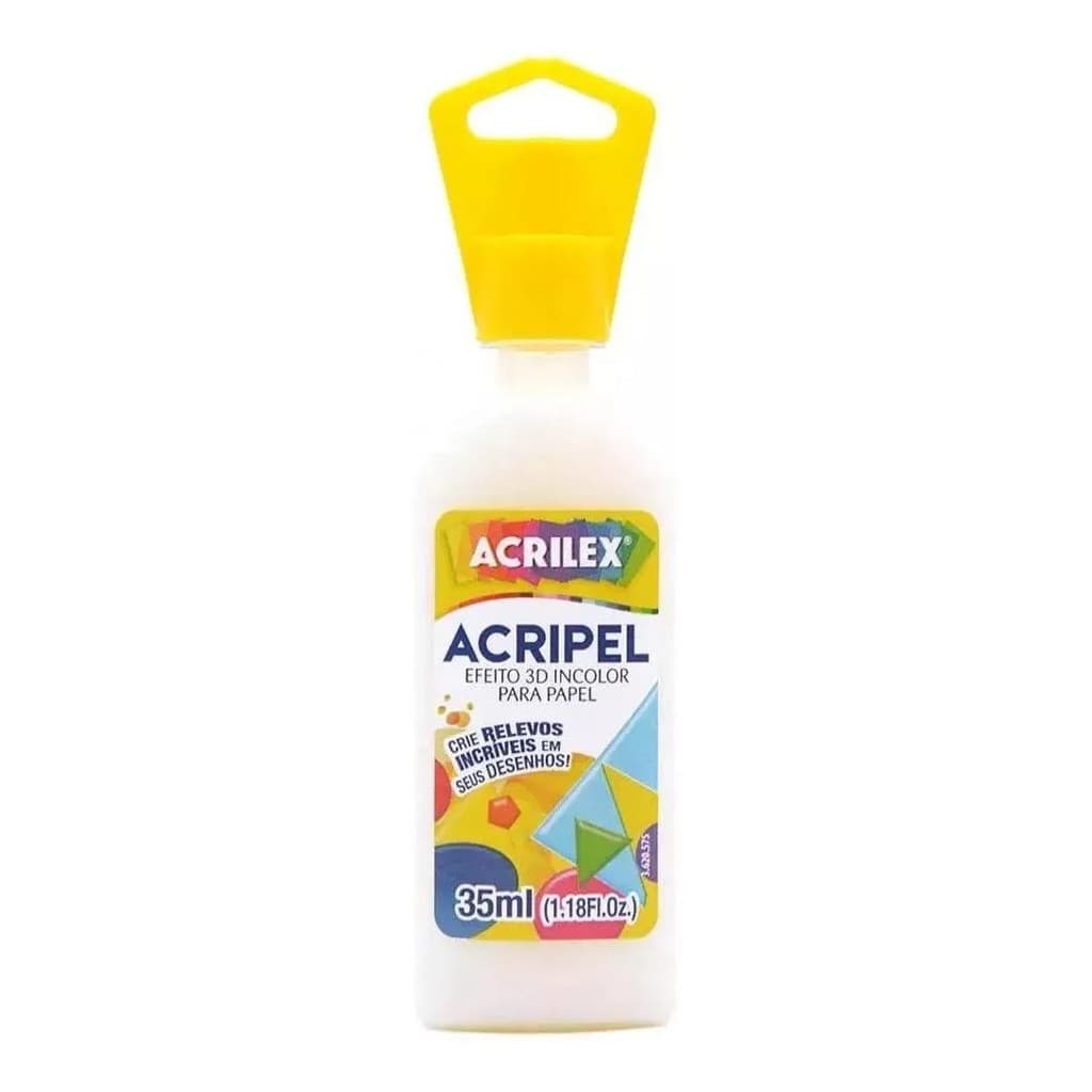 acripel resina 3d incolor acrilex 35mL
