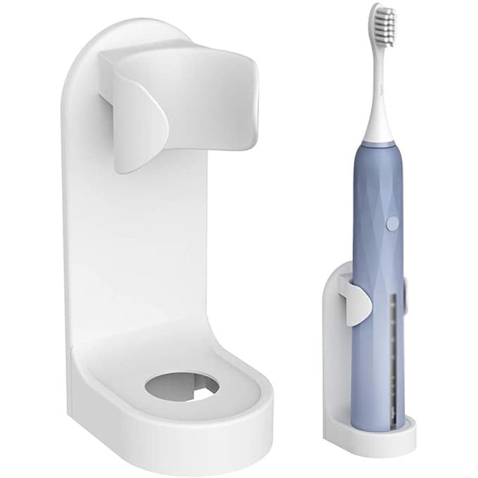 Suporte De Escova De Dentes Elétrica Fixado Na Parede