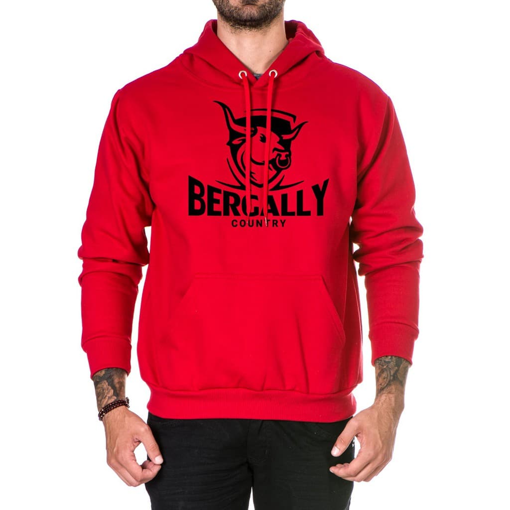 MOLETOM FLANELADA BERGALLY COUNTRY VERMELHO
