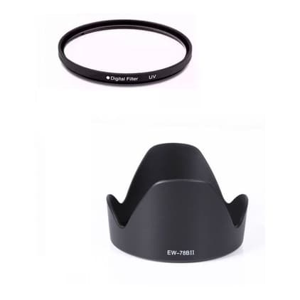 Parasol Ew-78bii Para Lente Ef 28-135mm + Filtro