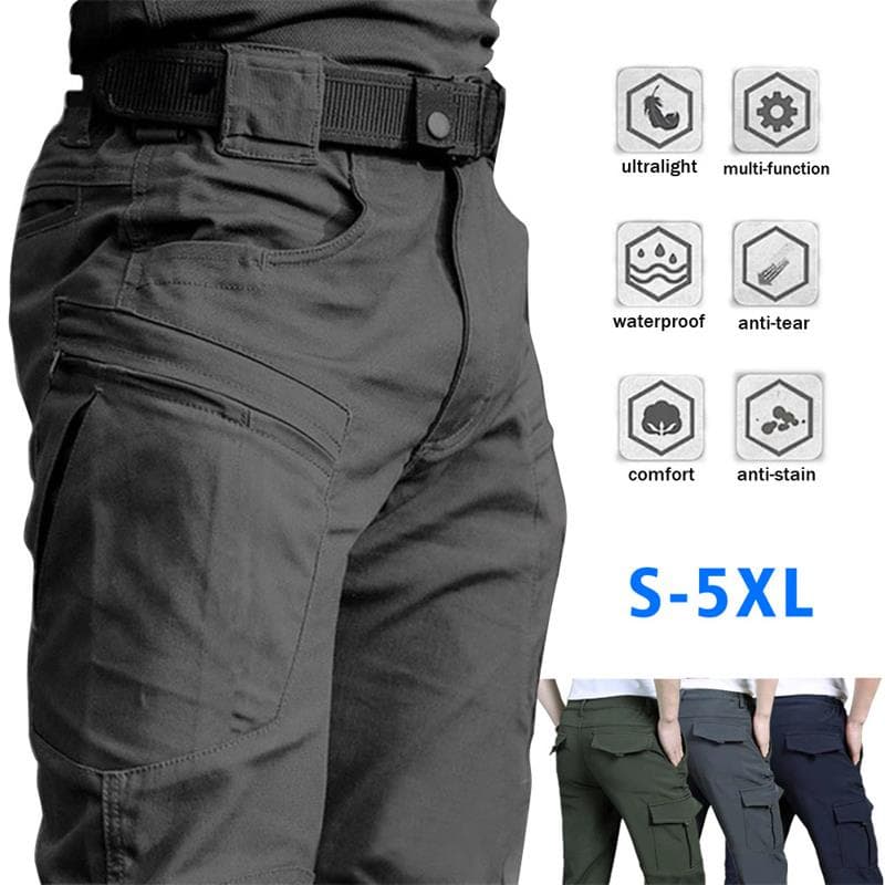 Calças Táticas Masculinas Bolso Múltipla Elasticidade Militar Urbano Comunter Casual Sports Dos Homens De Secagem Rápida Cargo S-5XG