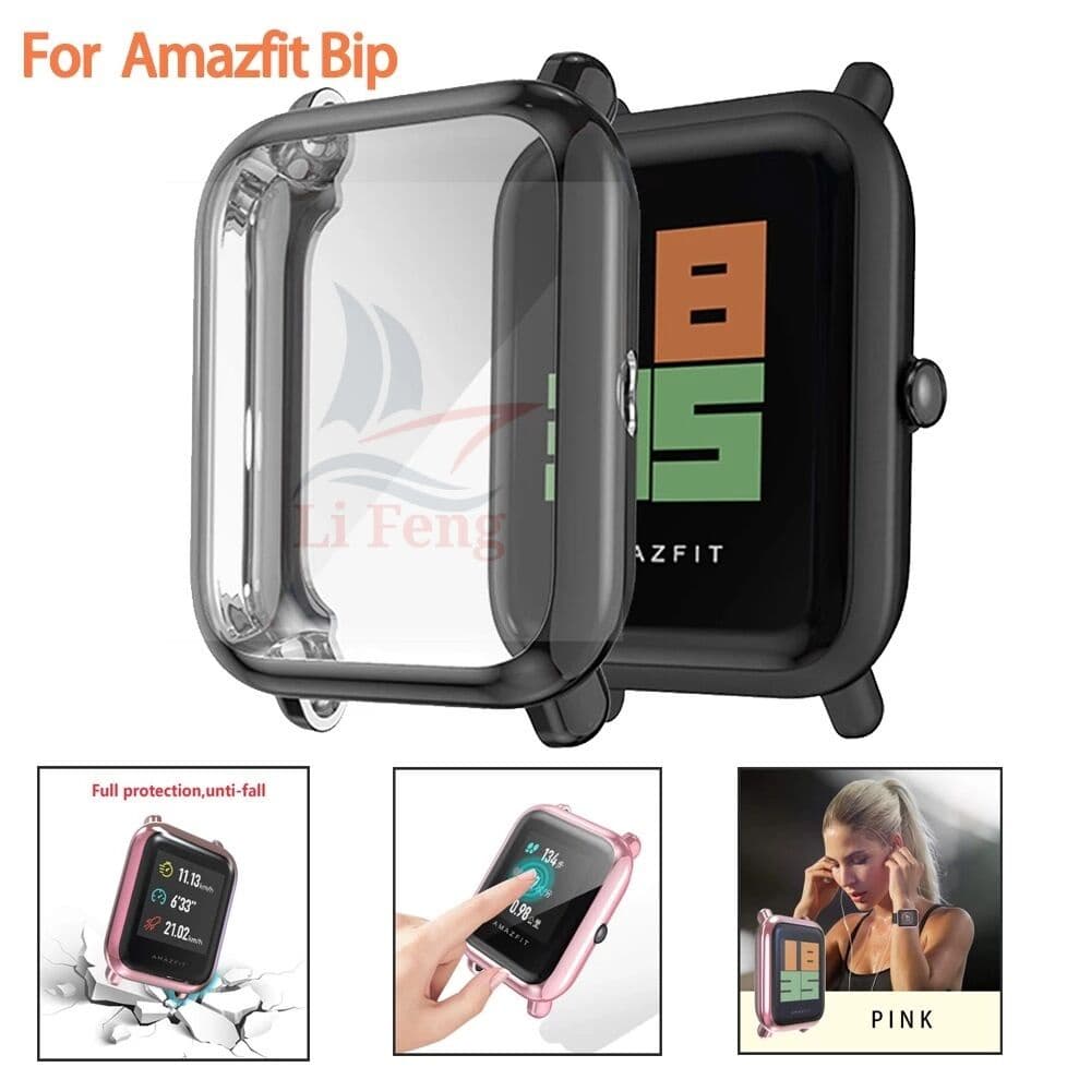 Capa de Silicone Fechada com Proteção para Amazfit Bip/ Bip Lite/ Bip U/ Bip U Pro e GTS 2 Mini