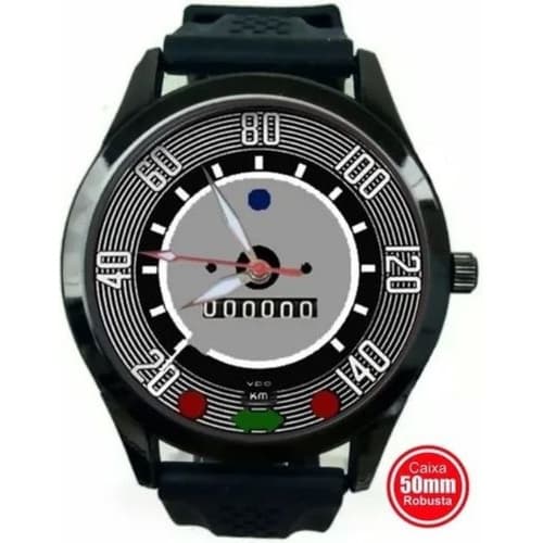 Relógio Painel Fusca 140 Km Colecionador Coleção Caixa 50