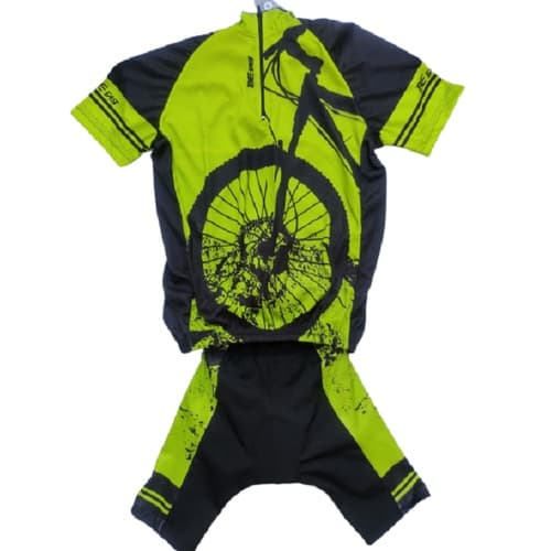 Kit Ciclista Conjunto Infantil de Ciclismo Be Fast Bike para crianças