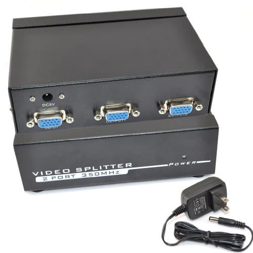 Vídeo Splitter 1x2 -distribuidor De Sinal Vga
