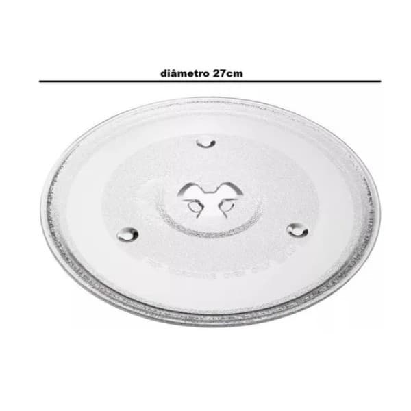 Prato Microondas Consul Facilite 20 Litros Cmp25abhna 27cm