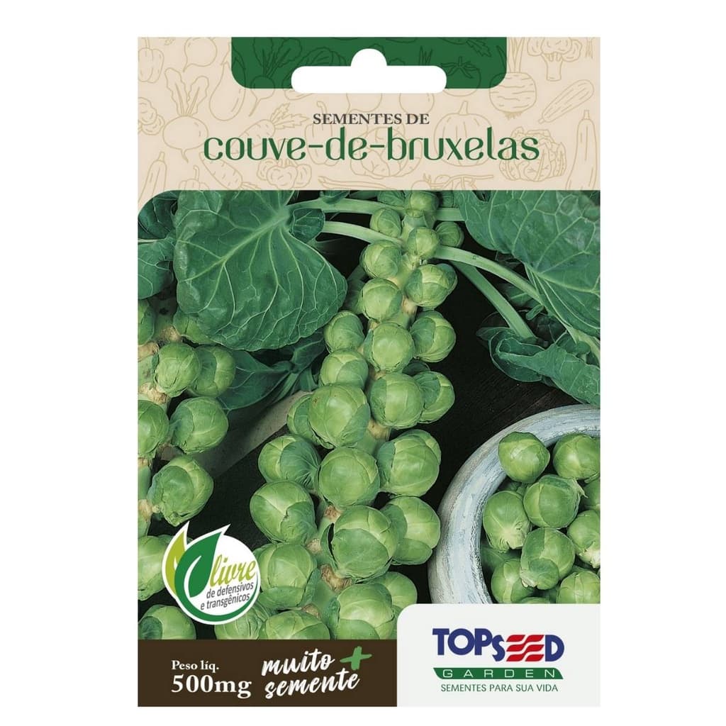 Sementes Couve-de-Bruxelas TOPSEED