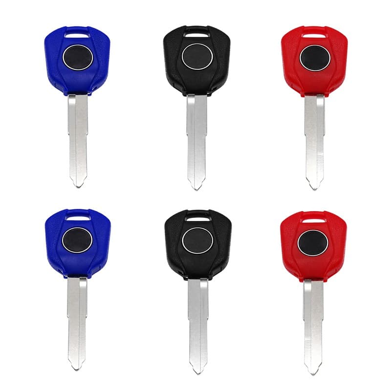 JIUWAN 1 Pcs Motorcycle Blade Blank Key Uncut Red For Honda CBR600RR CBR900RR CBR929RR