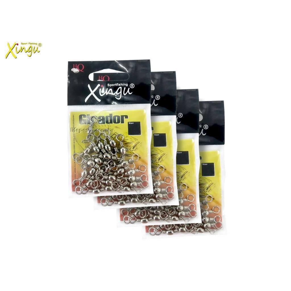Kit Giradores Xingu Nickel N° 6 (2,3cm) - 100 Peças
