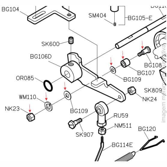 KIT TRAVETE SIRUBA -  NK23 WN110 BG109 BG107 BG108